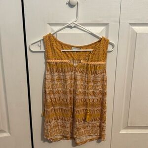 Lucky Brand gold/yellow Tank XS/S